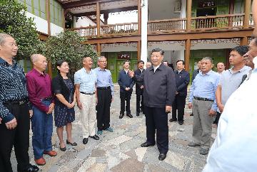 Xi goes to central China on inspection tour