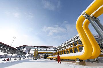 China-Russia east-route natural gas pipeline in operation