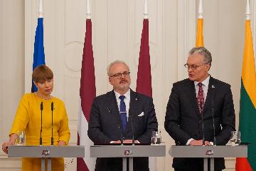 波罗的海三国总统重申将促进波罗的海铁路项目如期实施