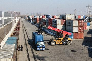 China-Europe freight trains make more trips