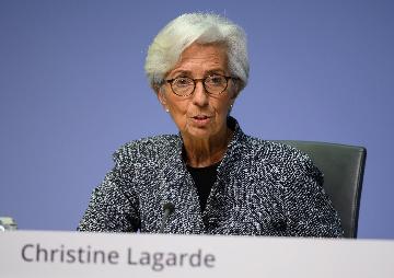 Lagarde says euro area economy likely to shrink between 8 to 12 pct in 2020