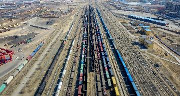 China-Europe freight trains help stabilize global supply chain