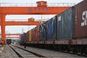 中國國家鐵路貨物發送量持續增長