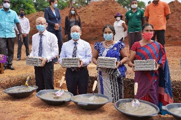 中企在斯里蘭卡扶貧專案破土動工