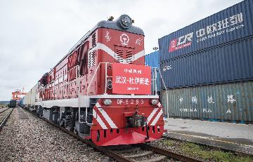 Chinas Wuhan launches its 1,000th China-Europe freight train