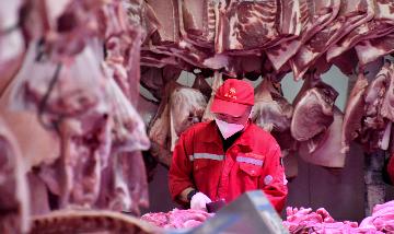 Chinas pork price down 7 pct last week