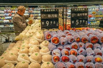 10月食品價格走弱 CPI同比下降0.2%